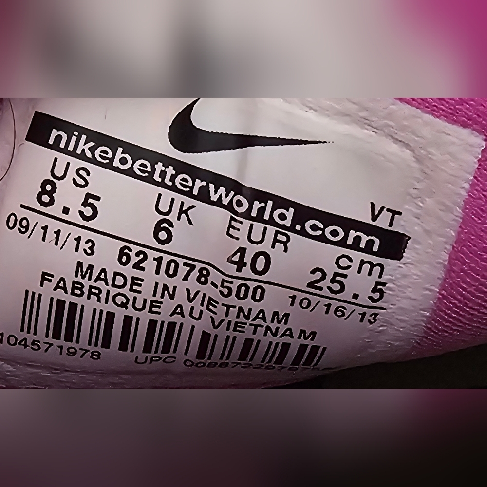 NIKE Air Max Pink & Black Womens Running Shoes, Sneakers - Picture 9 of 9